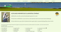 Desktop Screenshot of golfgearhire.com
